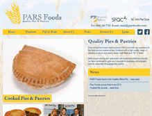 Tablet Screenshot of parsfoods.co.uk